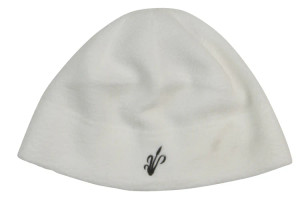Men's White Fleece Skull Cap Beanie by Avery