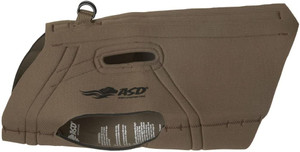 Small Marsh Brown Boaters Dog Parka by Avery