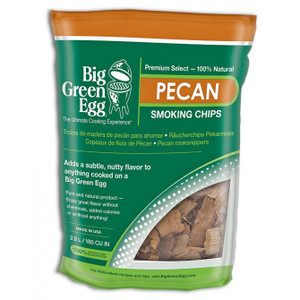 Premium Pecan Wood Smoking Chips by Big Green Egg