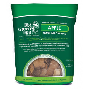 Premium Apple Wood Smoking Chunks by Big Green Egg Premium Apple Wood Smoking Chunks by Big Green Egg