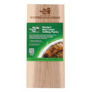 Western Red Cedar Grilling Plank 2 Pack by Big Green Egg Western Red Cedar Grilling Plank 2 Pack by Big Green Egg