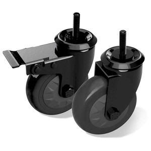 4" Locking Caster Kit 2 Pack by Big Green Egg 4" Locking Caster Kit 2 Pack by Big Green Egg