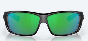 Cat Cay BlackOut with Green 580P Frames Sunglasses by Costa Del Mar