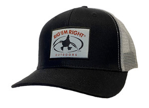 Adult Black Front Trucker Hat by Rig Em Right