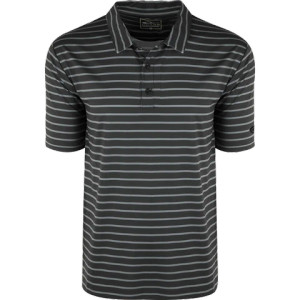 Stretch Stripe Polo Short Sleeve Shirt Stretch Stripe Polo Short Sleeve Shirt