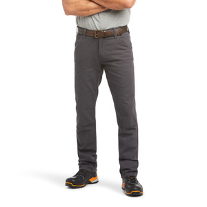Rebar M4 Low Rise Straight Leg in Grey by Ariat Rebar M4 Low Rise Straight Leg in Grey by Ariat