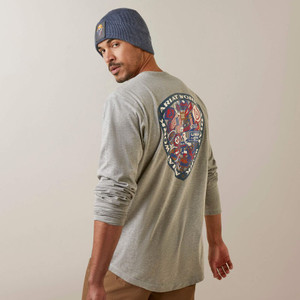 Rebar Workman Patches Long Sleeve Tee Shirt by Ariat Rebar Workman Patches Long Sleeve Tee Shirt by Ariat