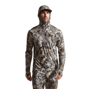 Core Merino 120 Hoodie by Sitka in Elevated II (front) Core Merino 120 Hoodie by Sitka in Elevated II (front)