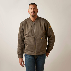 Stretch Canvas Bomber Jacket in Wren by Ariat Stretch Canvas Bomber Jacket in Wren by Ariat