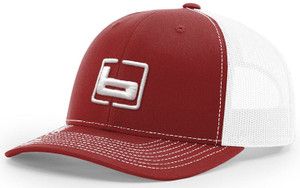 Trucker Snapback Cap in Cardinal/White by Banded Trucker Snapback Cap in Cardinal/White by Banded