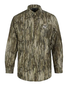 Men's Badlander Hunting Lightweight Long Sleeve Button Up Shirt by Banded