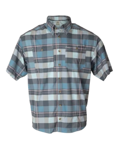 Men's Tidal Fishing Short Sleeve Button Down Shirt by Banded