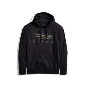 Men's Icon Optifade Pullover Hoodie, by Sitka - Black TImber Men's Icon Optifade Pullover Hoodie, by Sitka - Black TImber