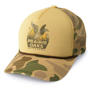 Camo Foam Trucker Cap by Prairie Oaks Waterfowl Camo Foam Trucker Cap by Prairie Oaks Waterfowl