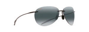 Sugar Beach Sunglasses - Gloss Black Frame, Neutral Grey Lens by Maui Jim MAUI 421-02