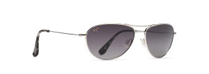 Baby Beach Sunglasses With Silver Frame and Neutral Grey Lens by Maui Jim MAUI GS245-17 Baby Beach Sunglasses With Silver Frame and Neutral Grey Lens by Maui Jim MAUI GS245-17