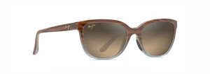 Honi Sunglasses with Sandstone with Blue frame and HCL® Bronze Lens by Maui Jim