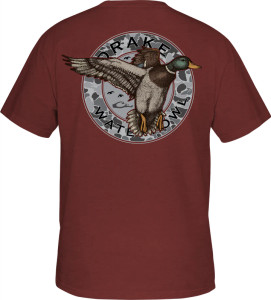 Men's Circle Mallard Short Sleeve Graphic Tee Shirt by Drake