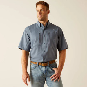Venttek Outbound Short Sleeve Shirt in Newsboy Blue by Ariat Venttek Outbound Short Sleeve Shirt in Newsboy Blue by Ariat