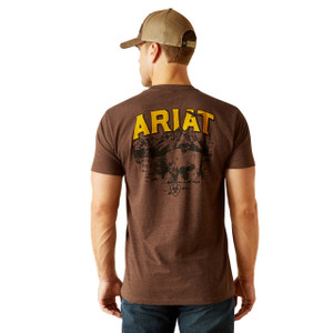 Bison Sketch Shield Short Sleeve Tee by Ariat Bison Sketch Shield Short Sleeve Tee by Ariat