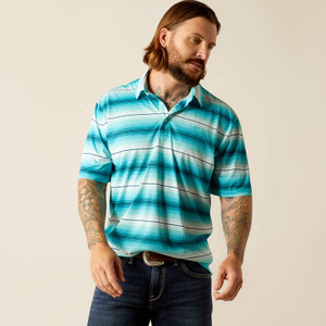 All Over Print Short Sleeve Polo by Ariat All Over Print Short Sleeve Polo by Ariat