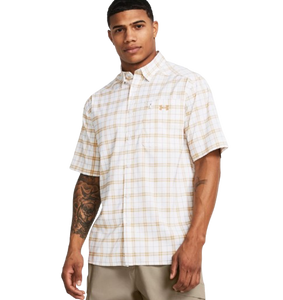 Mens UA Drift Tide 2.0 Plaid Short Sleeve by Under Armour