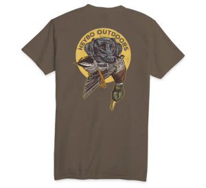 Duck Dog Short Sleeve Tee in Dark Chocolate by Heybo Duck Dog Short Sleeve Tee in Dark Chocolate by Heybo