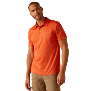 Men's Rebar Foreman Short Sleeve Navy Polo Shirt by Ariat