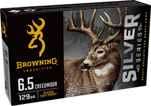 129gr 6.5 Creedmoor Silver Series Rifle Ammunition by Browning Ammo