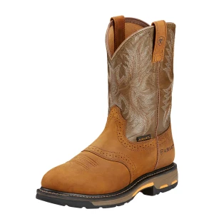 Men's Workhog Pull-On Leather Boots by Ariat