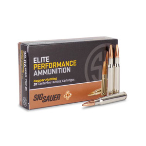 Sig Sauer Elite Performance 30-06 150gr Copper HP Rifle Ammunition Sig Sauer Elite Performance 30-06 150gr Copper HP Rifle Ammunition