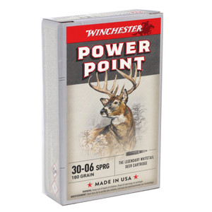 Winchester Super X 2,700 fps 30-06 Springfield 180 Grain Power Point Rifle Ammunition