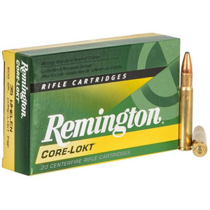 Remington .35 Whelen, 200 Grain Core-Lokt, Pointed Soft Point, Rifle Ammunition Remington .35 Whelen, 200 Grain Core-Lokt, Pointed Soft Point, Rifle Ammunition