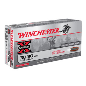 Winchester Super X 2,390 fps 30-30 Winchester 150 Grain Jacketed Hollow Point Rifle Ammunition
