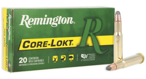 Remington 30-30 Winchester, 150gr Core-Lokt, Pointed Soft Point, Rifle Ammunition Remington 30-30 Winchester, 150gr Core-Lokt, Pointed Soft Point, Rifle Ammunition