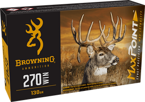 Browning Max Point 270 Win 130gr Rifle Ammunition