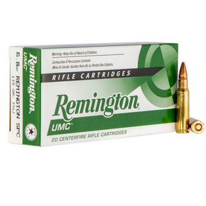 Remington UMC 6.8 SPC 115gr  Core-Lokt FMJ Rifle Ammunition
