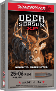 Winchester Deer Season XP 25-06 Rem 117gr Extreme Point Rifle Ammunition Winchester Deer Season XP 25-06 Rem 117gr Extreme Point Rifle Ammunition