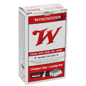 Winchester USA 5.56x45mm NATO 55gr FMJ Rifle Ammunition Winchester USA 5.56x45mm NATO 55gr FMJ Rifle Ammunition