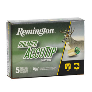 Remington Premier AccuTip 1,900 fps 20 Gauge 3" 260 Grain Lead Shot Shotgun Ammunition Remington Premier AccuTip 1,900 fps 20 Gauge 3" 260 Grain Lead Shot Shotgun Ammunition