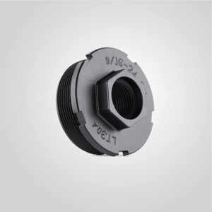 HUB Fixed Direct Thread Suppressor Mount for 9/16-24R Threaded Barrel by Dead Air
