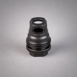 ASR Mount Compatible Single Port Muzzle Brake for 5/8x24 Threaded Barrel by SilencerCo