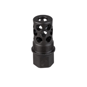 Compact Radial Brake in 223 Cal Bore, Thread Over Muzzle Device Compatible, for 1/2x28 Threaded Barrel by SilencerCo