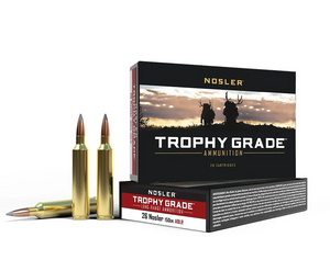 Nosler 150gr 26 Nosler 150gr Accubond Long Range Trophy Grade Rifle Ammunition Nosler 150gr 26 Nosler 150gr Accubond Long Range Trophy Grade Rifle Ammunition