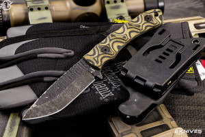 GP2 G-10 Camo Handle Knife by Stroup Knives GP2 G-10 Camo Handle Knife by Stroup Knives