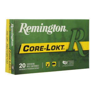 Remington Core Lokt 3,230 fps 25-06 Remington 100 Grain Pointed Soft Point Rifle Ammunition