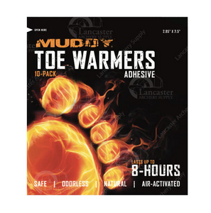 10 Pack Toe Warmers with Adhesive by Muddy Outdoors