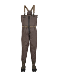 The Men's Marsh Brown Black Label Elite Zipper Uninsulated Wader by Banded is engineered for serious waterfowl hunters who demand speed, comfort, and waterproof performance. Designed with Banded’s advanced breathable fabrics, a full-length waterproof center zipper, and welded seam technology, this uninsulated wader is your go-to solution for early-season hunts, warmer climates, or highly active setups.
