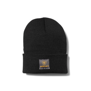 Adult Black & White Rebar Watch Cap by Ariat Adult Black & White Rebar Watch Cap by Ariat