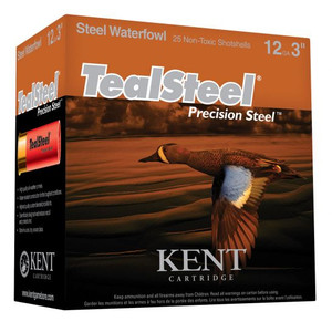 Kent TealSteel Precision Steel 1350fps 12 Gauge 3" 1-1/4oz #5 Steel Shot Shotgun Shells Kent TealSteel Precision Steel 1350fps 12 Gauge 3" 1-1/4oz #5 Steel Shot Shotgun Shells